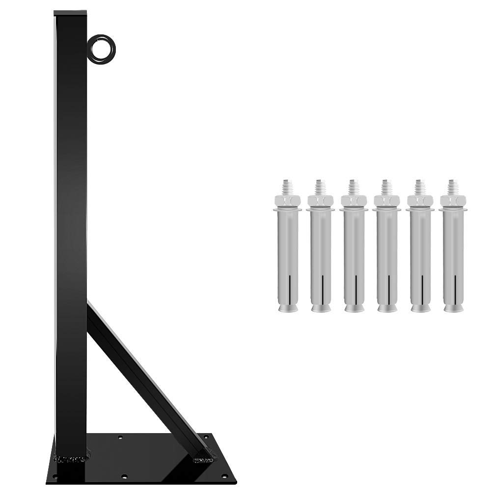 Aoneky Soporte de Pared para Saco de Boxeo - 70cm/100cm, Carga Máxima de 200 kg, Material de Acero, Colgador para Saco de Boxeo MMA en Gimnasio Casa
