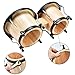LeSage Drum for Kids Adults Beginner 6 in and 7 in Natural Real Skin Drum Head with Tuning