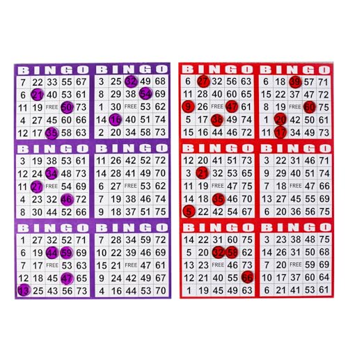 SEETOOOGAMES Bingo Paper Cards Bulk- 6 card-100 Books of 5 Sheets for Large Groups – Image 7