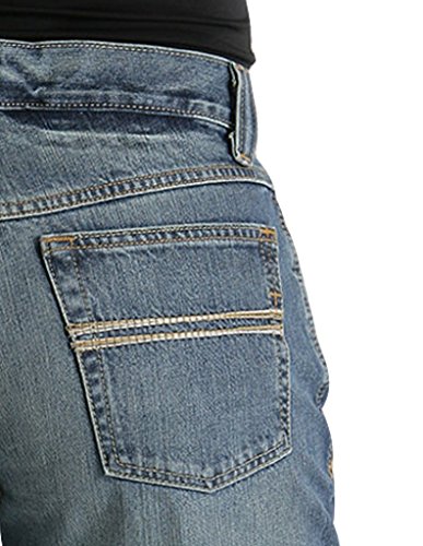Cinch Men's Carter Relaxed Fit Jean, Medium Stone Wash, 33W x 30L3