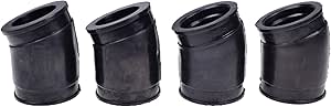 71-76 HONDA CB750K INTAKE SET INSULATOR BOOTS 4 INTAKES CLAMPS 21