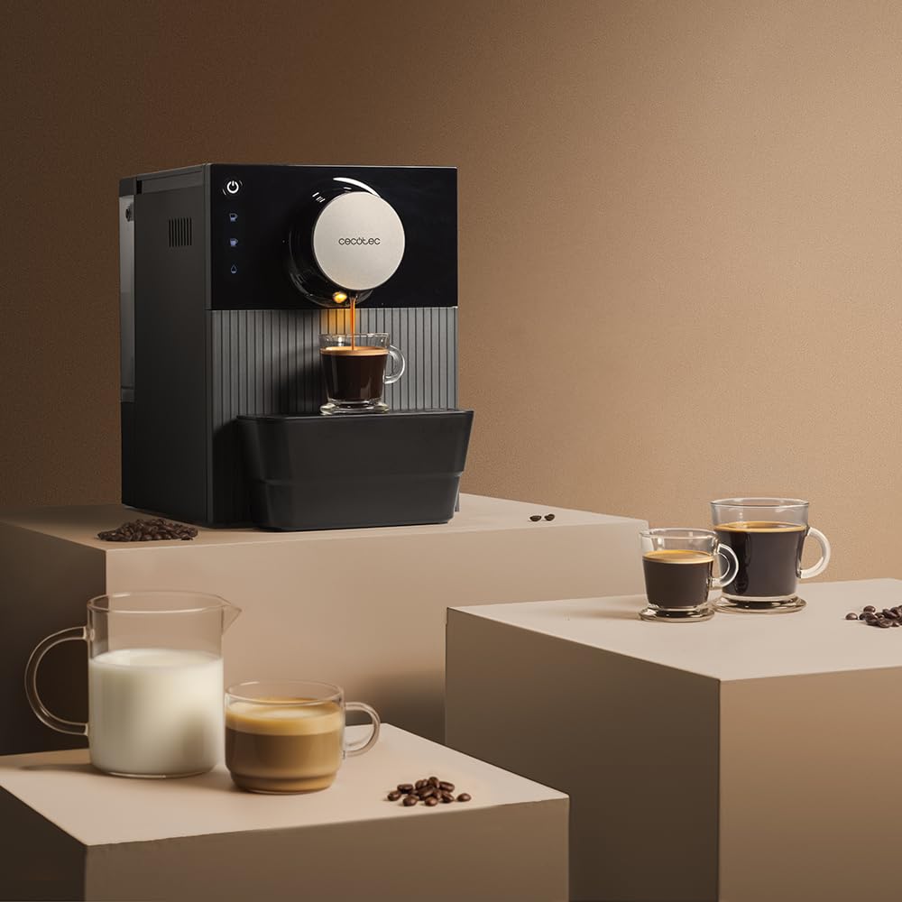 Cecotec Machine à Café Superautomatique Cremmaet Cube Rouge 1350W 19 Bars