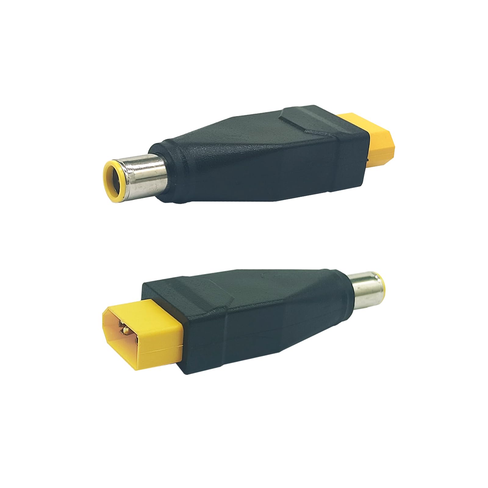 4Pcs New Upgraded XT60 Connector XT60 Male to DC 7909 Male Adapter Connector Extender for RC Car,FPV Drone,LiPo Battery,Laptop Power Supplies, etc(XT60 Male to DC 7909 Male)