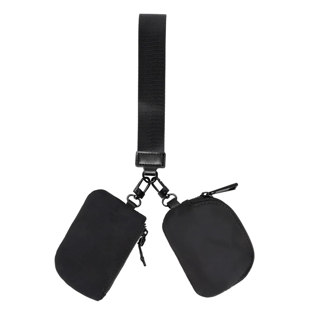 PALAY® Small Zipper Pouches with Hand Strap Dual Pouch Wristlet Waterproof Nylon Mini Coin Bags Detachable Coin Purse Fashion Sport Earphone Bag Wristlet Pouches for Women (B0D8J29VKG) Amazon Price History, Amazon Price Tracker