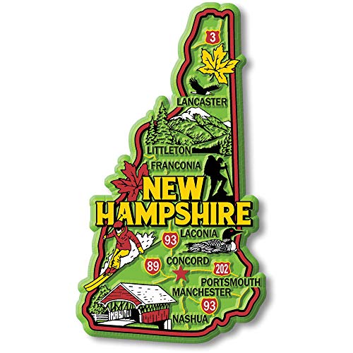 Imán Decorativo New Hampshire Classic Magnets 2.4 x 4.3 in