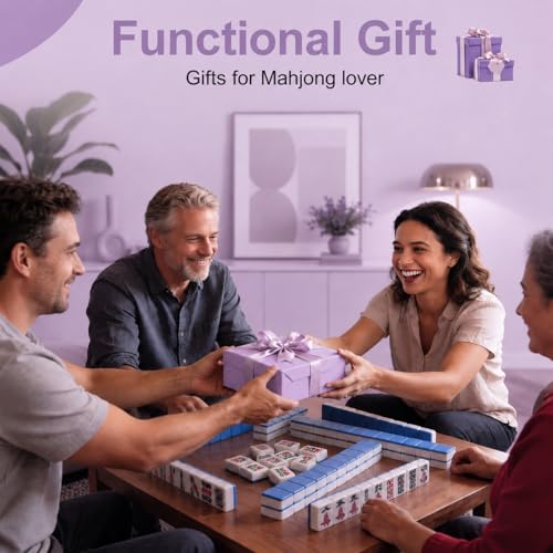 Bolsa organizadora de rack para Mahjong, 2 compartimentos miniatura 5
