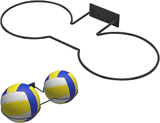 Generisch Soporte de pared para balones de baloncesto, organizador de equipos deportivos para fútbol, voleibol, fútbol