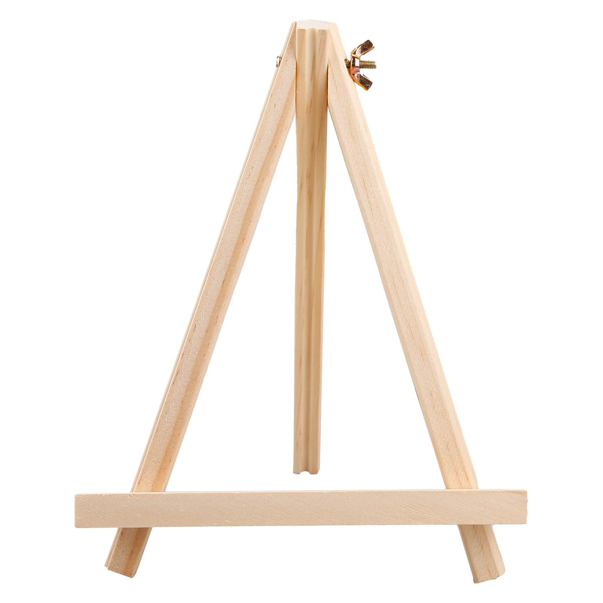 GLADFRESIT Mini Wooden Tabletop Easel A-Frame Display Stand for Art