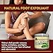 OKAY Peppermint Foot Scrub - Exfoliating Foot Scrub, Foot Exfoliator, Great for Cracked Heels, Pedicures, Dead Skin Remover, Exfoliant for Calluses, Moisturizer for Dry Skin - 6 Oz (Pack of 1)