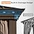 Domi 12’ x 18’ Outdoor Hardtop Gazebo, Upgraded Metal Gazebo with Galvanized Steel Double Roof, Heavy Duty Canopy Permanent Pavilion for Patio Lawn and Garden, Curtains and Netting Included, Brown