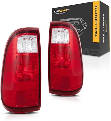 Para Ford F-250 Super Duty 2008-2016 Conjunto de luces traseras para conductor y pasajero, par trasero de repuesto para FO2800208, FO2801208 |