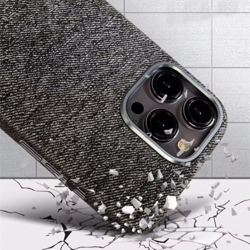 Coque magnétique pour iPhone 15 14 13 Pro Max noire et dorée antichoc - 4
