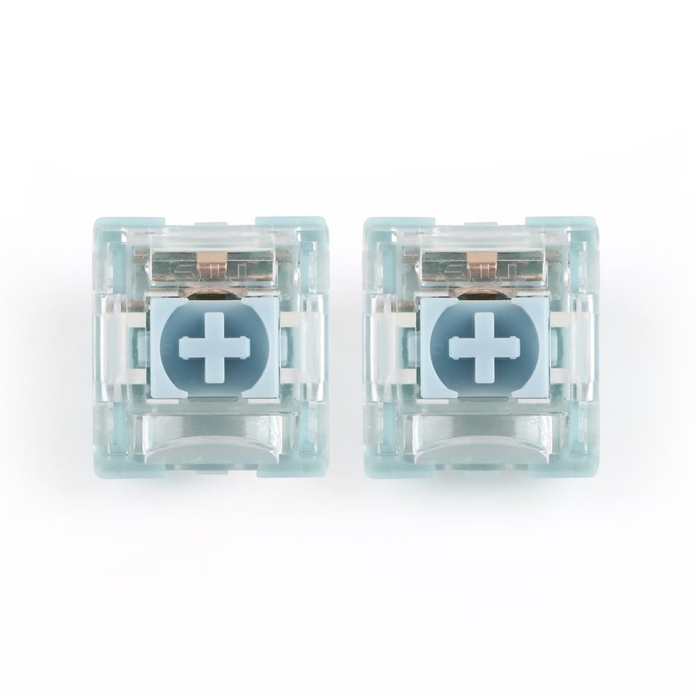 TTC Bluish White V2 Switch, Silent Tactile Pre-Lubed Switch for