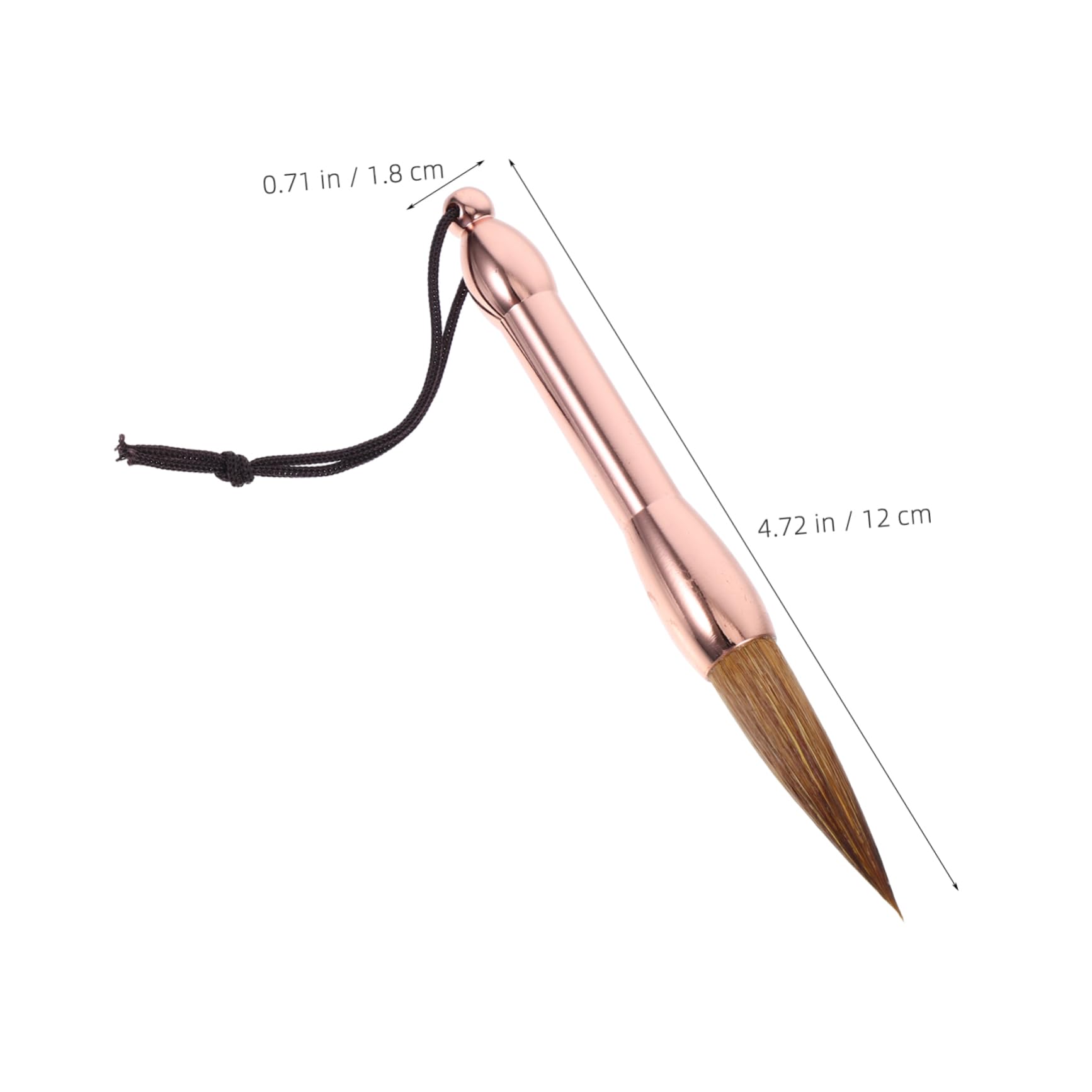 Angoily Mini Pocket Calligraphy Brush Set Chinese Writing Brush Pen Artistic Pen Sturdy Rod Soft Tip