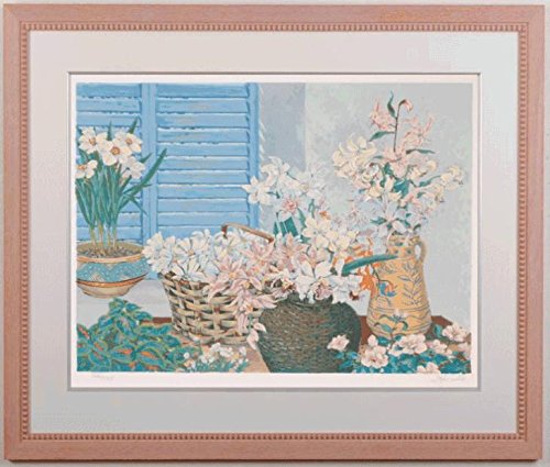 John Powell ジョンポーウェル 庭園の花 アートポスター 額付き John Powell ジョンポーウェル 庭園の花 アートポスター 額付き