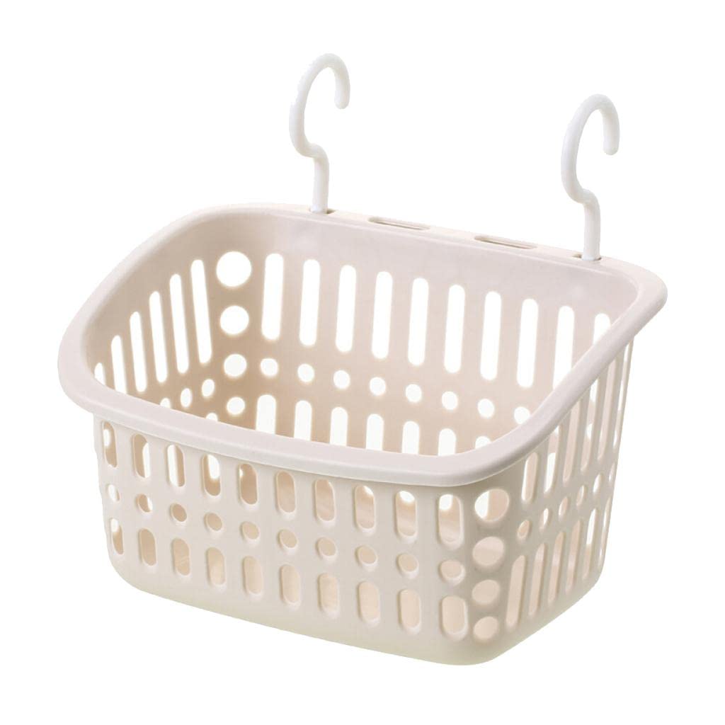 Prettyia Bathroom Storage Rack Hanging Basket Kitchen Bathroom Storage Basket Shower Caddy 2 Sizes - Large