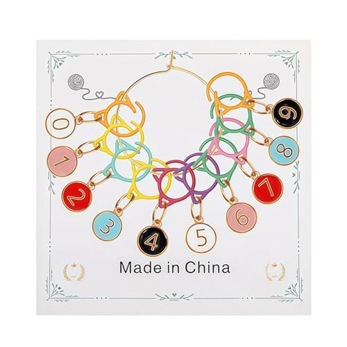 Marcadores de Ganchillo, Clip Metálico Multicolor con Orejas de Gato, Marcador de Bloqueable de Metal para Tejer, para Costura, Bisutería, Manualidades, Acolchado, Mujeres, Hombres,