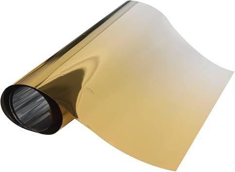 Car Heat Blocking Window Film for Vehicles Durable Anti-Explosion Protection Gradient Gold Tint Fit for Cars Trucks and Suvs