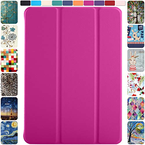 Image of DuraSafe Cases iPad 9.7 Inch 2013 Air 1st Generation [ Air 1 ] MD785HN /A MD788HN /A MD786HN /A MD789HN /A MD787HN /A MD790HN /A Ultra Smart Auto Sleep /Wake PC Cover - Pink