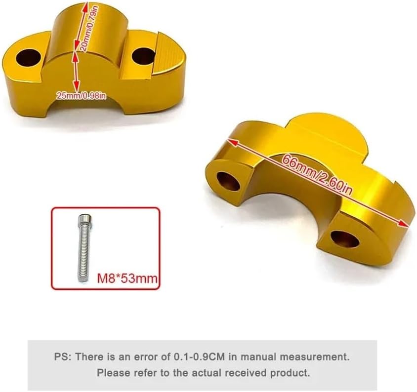 Handle Bar Riser Handlebar Clamp Motorcycle Handlebar Riser For Suzuki GSX-S1000 GSX-S1000GT GSXS1000 GSXS1000F 2015-23 Handle Bar Extend Mount Clamp Adapter