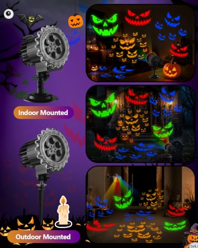 Ultra Bright Halloween Projector Lights Outdoor, Moving Eye Projection - image 4
