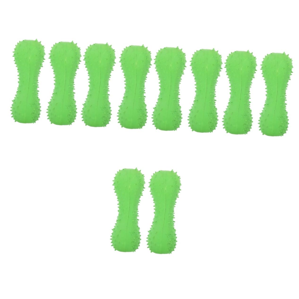HANABASS 10pièces Jouets à Mâcher pour Chiens Jouets Forme De Cartoon pour Chiots Conception De Épineuse pour Nettoyage Et Résistants