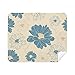 Flower Blue Chrysanthemum Cleaning Cloth Screen Cleaner 2pcs Suede Fabric
