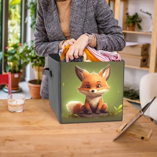 Boîtes de rangement pliables renard pour ranger rapidement vêtements, jeans et draps - 8