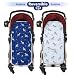 Baby Sitzauflage für Kinderwagen,Baby Sitzeinlage aus 100% Baumwolle Weiche und Reversible Autositz Kinderwagenauflage für Babyschale Buggy
