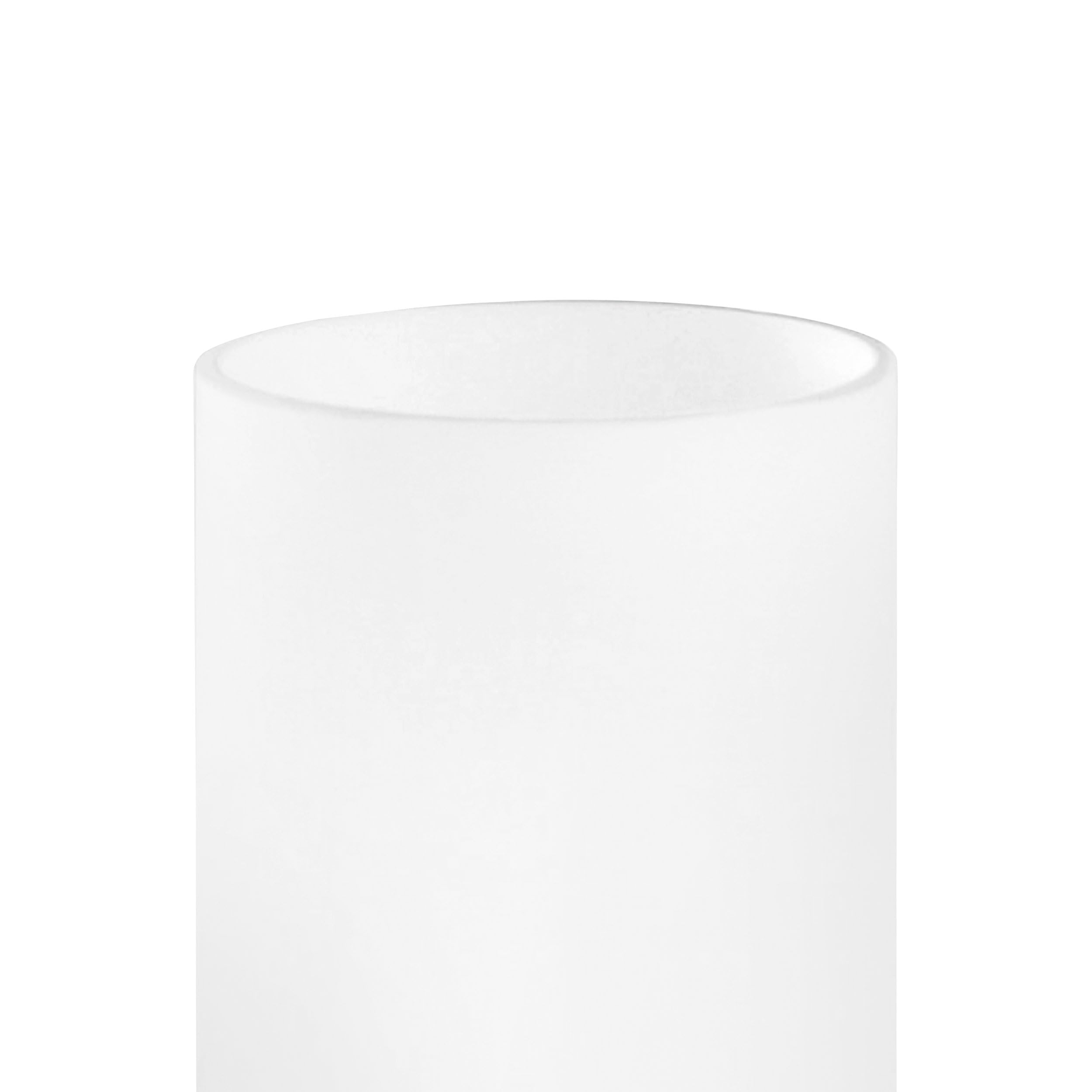 Eglo Lámpara de mesa DAMASCO 1, lámpara de mesa con 1 bombilla, lámpara de mesita de noche de acero, colores; níquel mate, vidrio satinado, blanco, casquillo E27, interruptor incluido