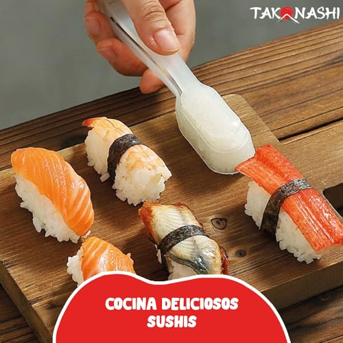 Miniatura 3 de Takonashi Sushi Maker - 2 Moldes Para Hacer Sushis Perfectos - Preparación Fácil Y Rápida - Accesorio Innovador Para Cocina Japonesa - Apto Para Lavavajillas - Originalcorner