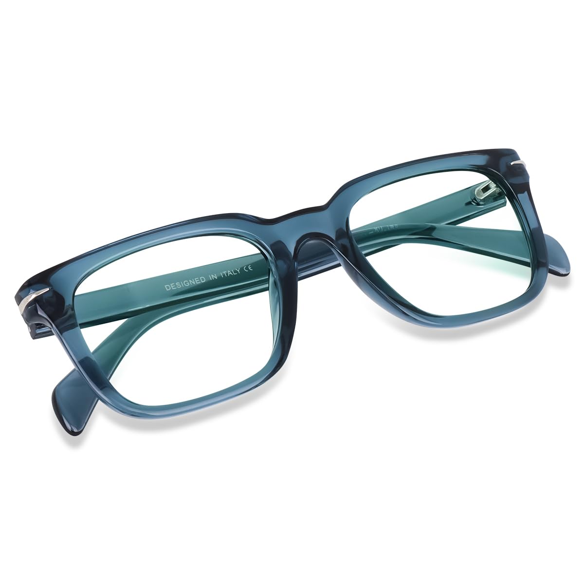 Peter Jones Medium Square Beckham Style Unisex Anti Glare Computer/Gaming Glasses (DB015B) (B0CGF7LCBZ) Amazon Price History, Amazon Price Tracker