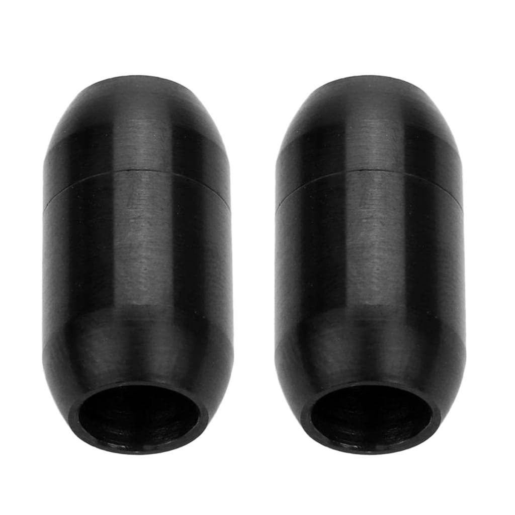 10 zestaw 2 sztuk kolumna zapięcie magnetyczne sznurek zaślepka bransoletka naszyjnik biżuteria 3 mm