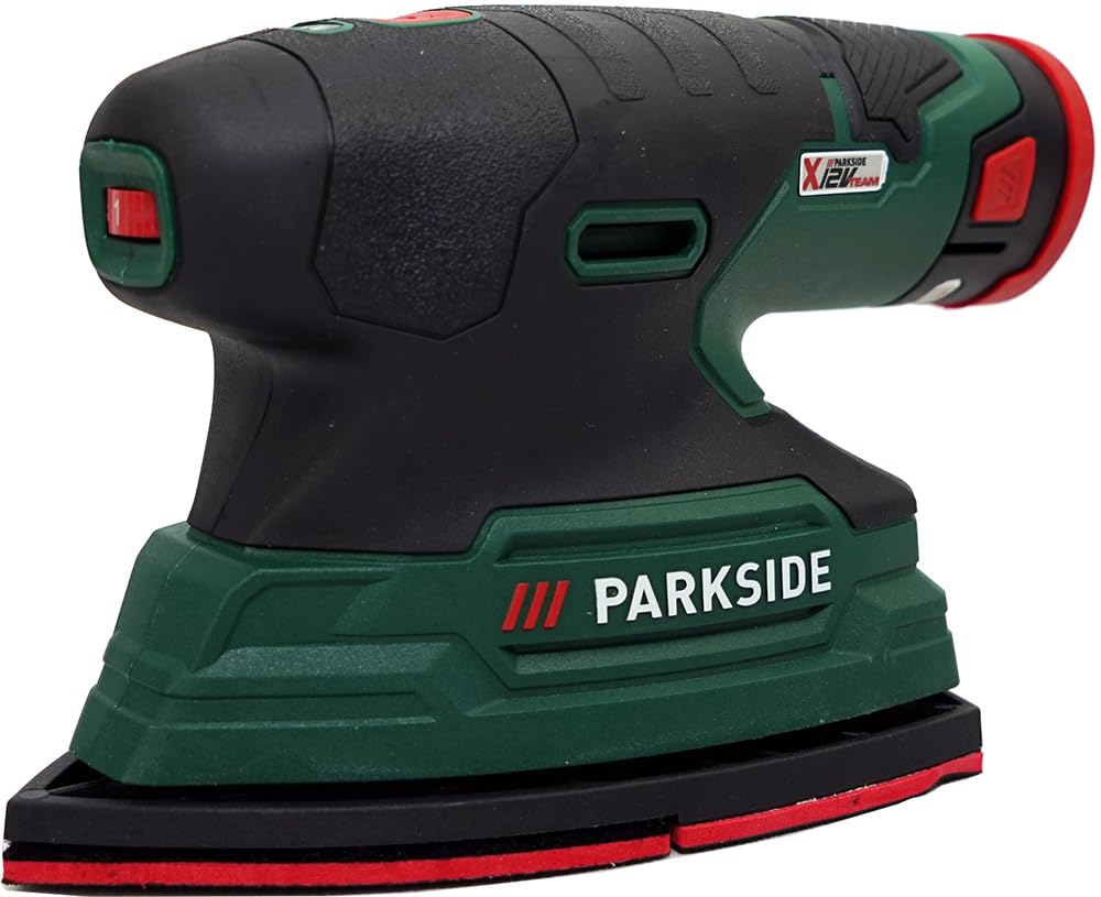 HEADNMORE Parkside PAMS 12 Ponceuse multifonction sans fil 12 V (avec batterie) + porte-clés HEADNMORE