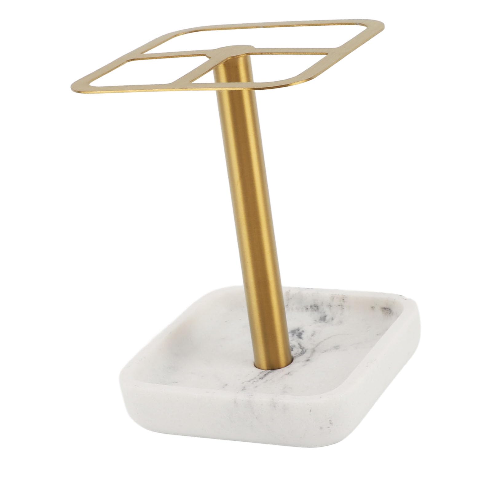 Ejoyous Portaspazzolino, Portaspazzolino in Acciaio Inossidabile 304 con 3 Slot, Supporto per Dentifricio per Bancone del Bagno, Organizzatore Senza Trapano per Utenti di Spazzolini Elettrici (GOLD)