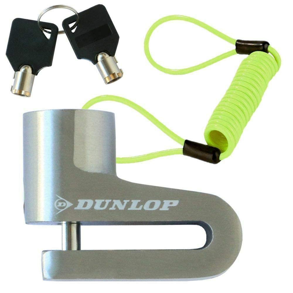 Candado para disco de freno de motocicleta, 4 mm de diámetro, con cable de memoria de 1,5 m, para moto y bicicleta