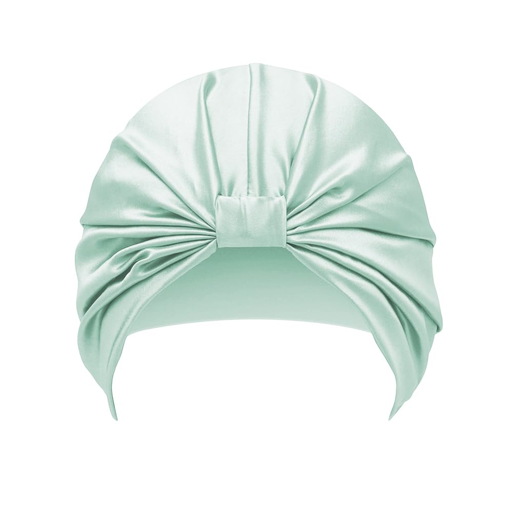 townssilk 100% Maulbeerseide Frauen Nachtmütze, 16Momme Schlafmütze Seide Duschhaube Gut für das Haar, schützt das Haar, Seide Nachtmütze,Beliebte,
