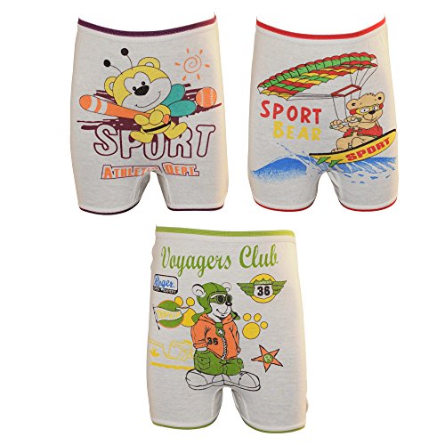 Lilsugar Baby Boys' Bloomer (Pack Of 4) (BB002_Purple Red Green_1824