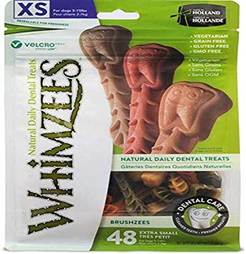 329964 Whimzees Natural Toothbrush Star Assorted, Xsmall/48Piece,...