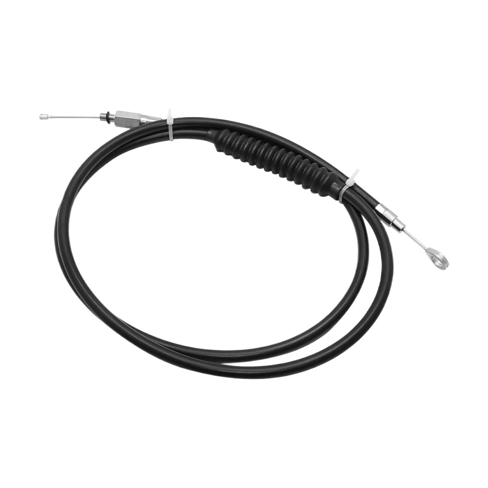 Cable de Embrague for Motocicleta, 140cm, 160cm, 180cm, Compatible con Harley | Touring Electra Street Road Glide Road King Sportster XL1200 Hierro 883(Silver 160cm)