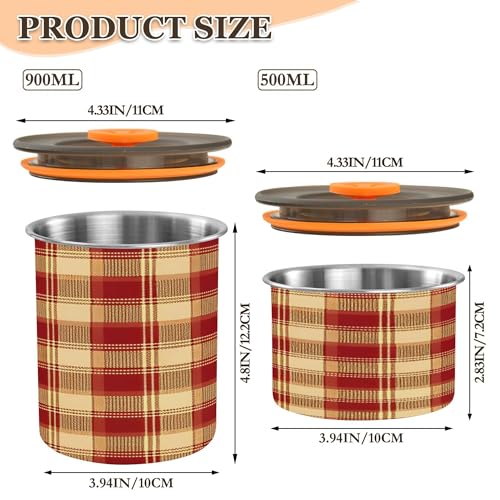 Bote hermético para café Kigai acero inoxidable 17 oz miniatura 3