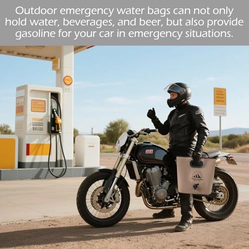 Contenedor de Agua Plegable Premium de 8L con Pico y Asa - Botella Portátil para Camping, Senderismo y Viajes miniatura 2
