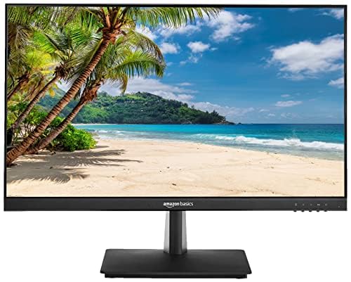 amazon basics 23.8 inches IPS Monitor with Borderless Design, FHD 1920 x 1080 Pixels, 16.7 M Colors, HDMI & DP Port Connectivity (Black)