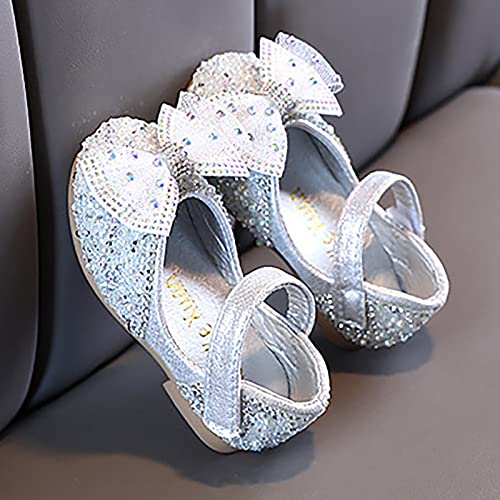 Fashion Spring And Summer Girls Sandals Dress Performance Dance Shoes Mesh Pearl Rhinestone Toddler Girls Sandals Size 84