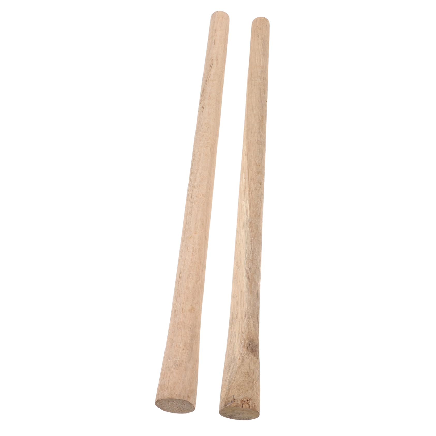 Sosoport 2pcs Solid Wood Handle Handles Hoe Hand Grip Hammer Wooden Handle Replacement Handles for Sledge Hammers Shovel Handles Hoe Wooden Handle Tool Sickle Long Handle