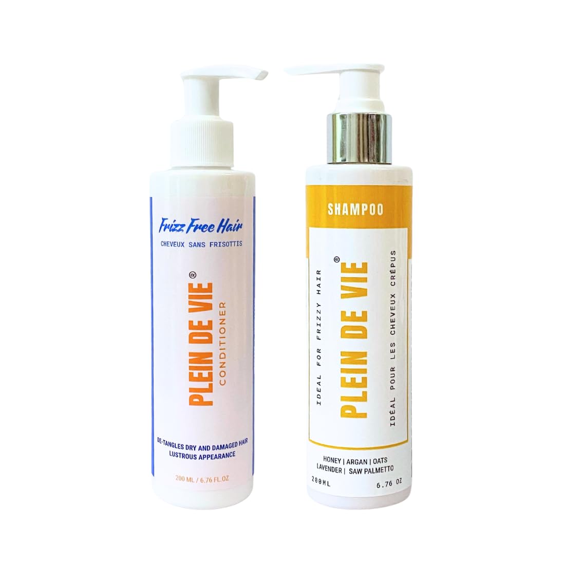 Frizz-Free Hair Care Combo | Shampoo and Conditioner Set | Anti-Frizz & Hydration | Pack of 2, 200ml Each-image-31