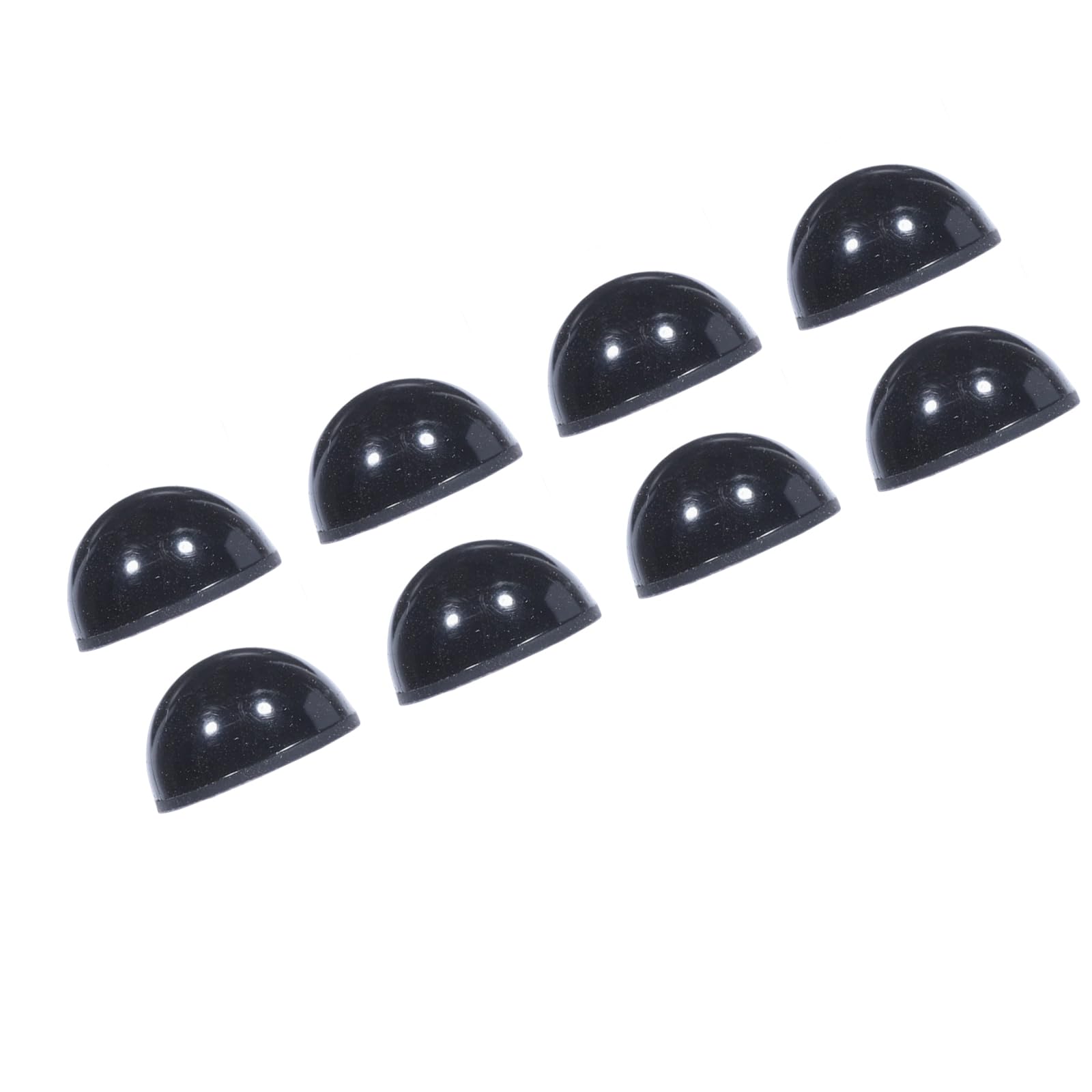 8Pcs / pack Soft Rubber Feet for Loudspeaker Music Player Laptop to Reduce Vibrate and Improve Sound Hemispherical Rubber Mattresses