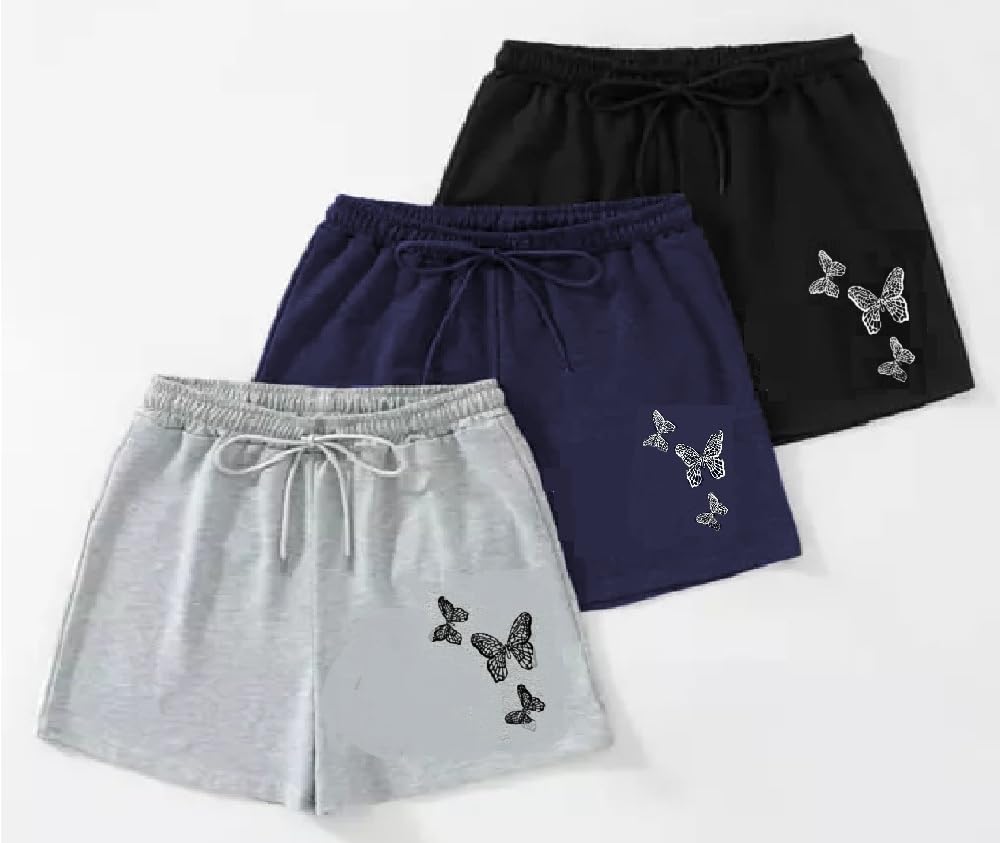 Womens Regular Casual wear Relax fit Shorts- Pack of 3