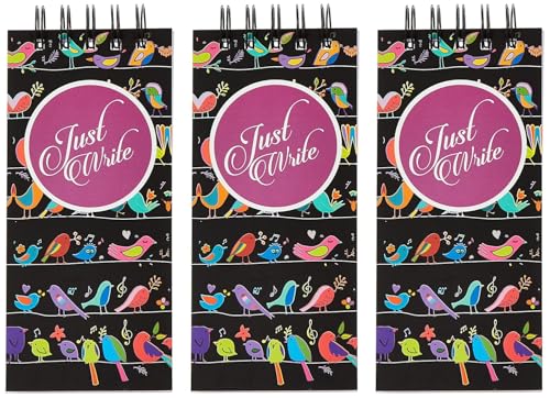 Image of Amazon Brand - Solimo Writing Pad, Pack Of 3, To Do List Notepad, Just Write, Stationery Supplies For School And Office Going Kids And Adult, 100 Pages