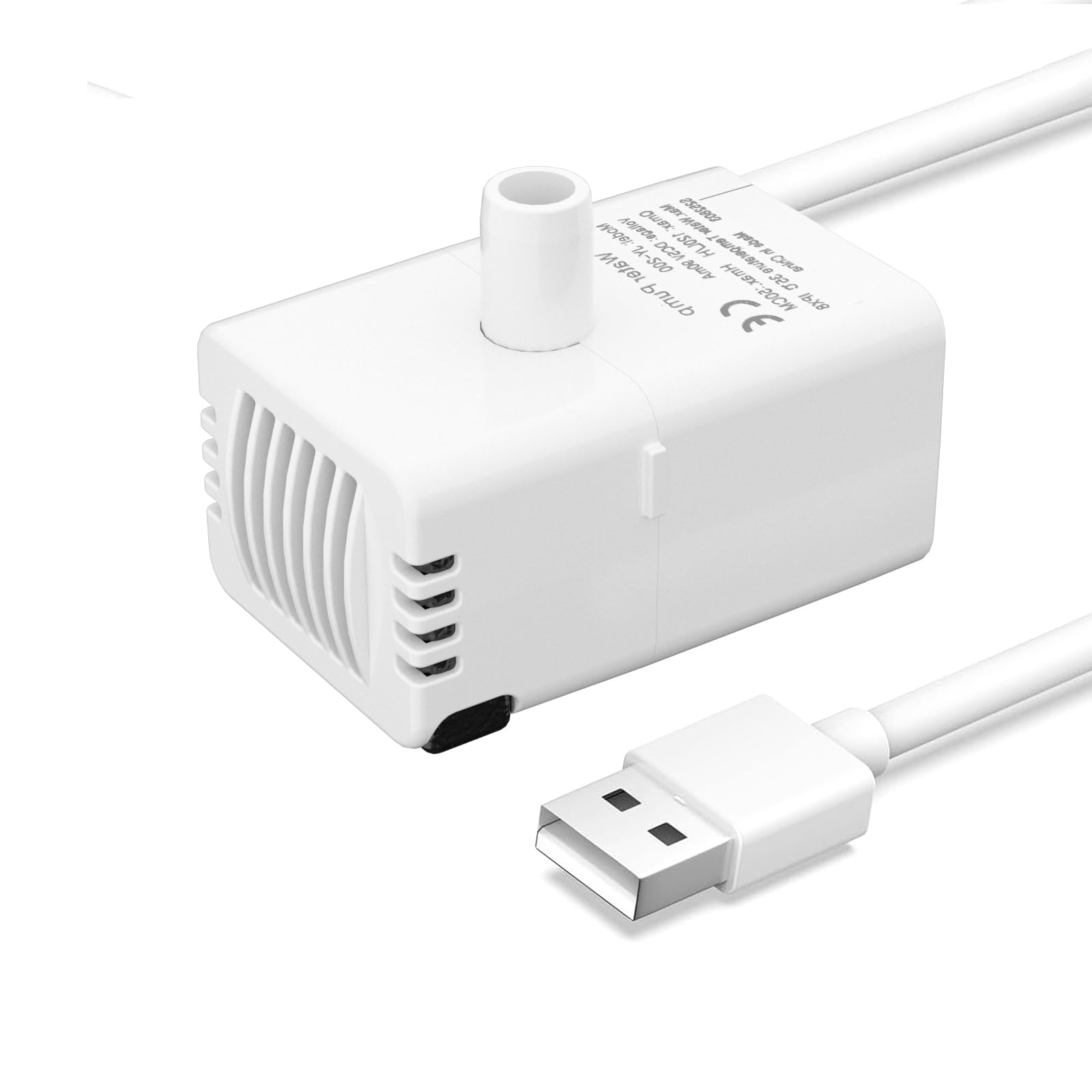 Replacement Fountain Pump for 2.2L Stainless Steel & Ceramic Water Cat Fountains, Ultra Quiet Long Lifespan Water Fountain Pump